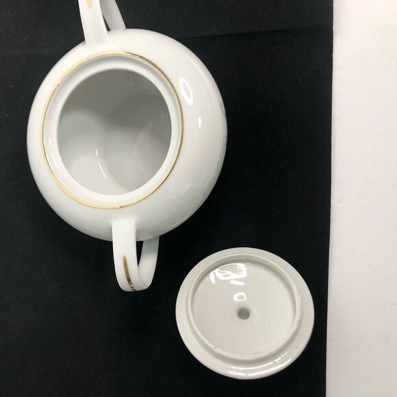 kaysons fine china golden rhapsody bellflower cream and sugar coffee tea set - Picture 2 of 10